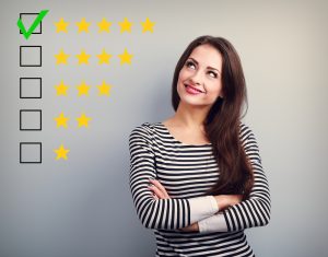 Online reviews concept